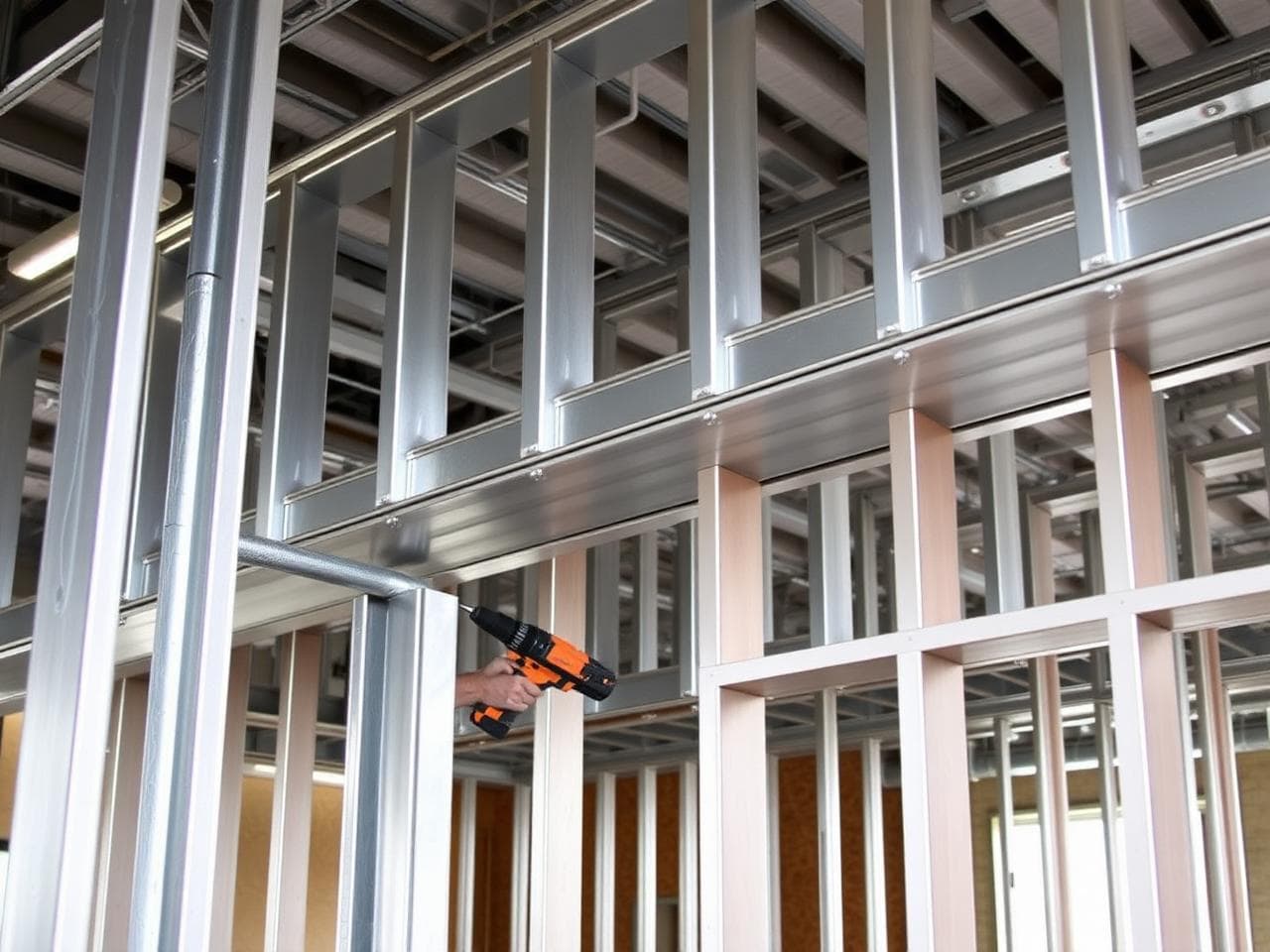 Metal Frame Framing — Metal stud walls & framing